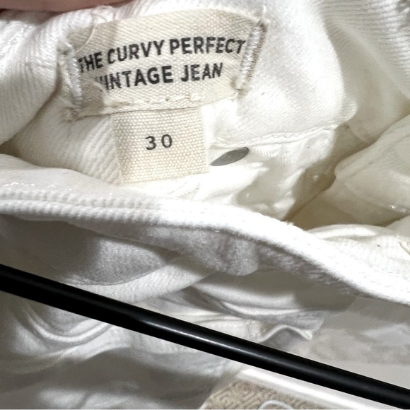 Madewell White the curvy perfect vintage jean sz 30 - Picture 11 of 11
